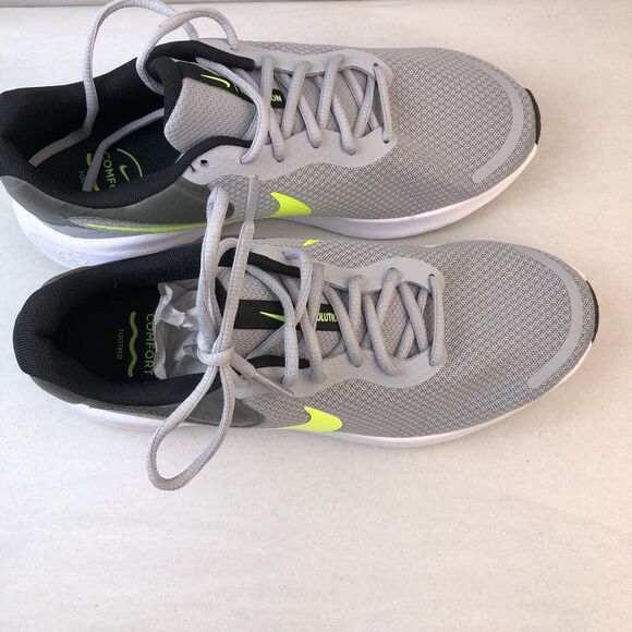 Nike Revolution 7 Wolf Grey Volt Running Shoes Sneakers Mens Size's FB22… - Picture 9 of 16
